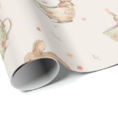 schattig konijntjes thee party cadeaupapier (Rol Hoek)