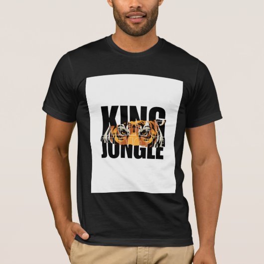 Schattig koning leeuw ontwerp  t-shirt (Voorkant)