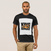 Schattig koning leeuw ontwerp  t-shirt (Voorkant volledig)