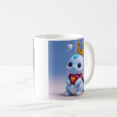 Schattig Koninklijk Mascotte Koffiemok (Voorkant rechts)