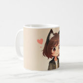 schattig kopje koffiemok (Voorkant links)