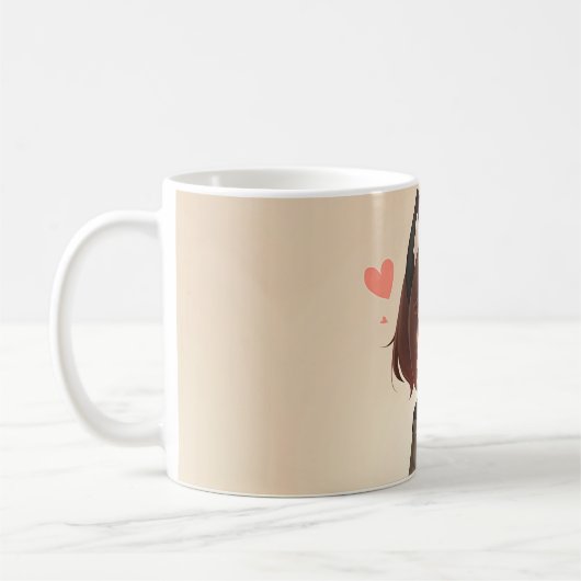 schattig kopje koffiemok (Links)