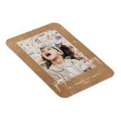 Schattig Kraft Jingle All The Way Script 2 Foto Magneet (Rechterzijde)