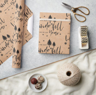 Schattig Kraftpapier Meest Wondelijke Tijd van het Cadeaupapier