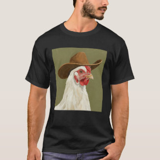 Schattig Kuiken Met Een Cowboyhoed T-shirt