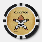 Schattig Kung Poo Karate Poker Chips (Voorkant)
