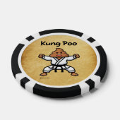 Schattig Kung Poo Karate Poker Chips (Enkel)