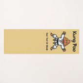 Schattig Kung Poo Karate Yogamat (Voorkant (horizontaal))