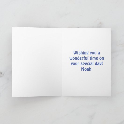 Schattig lachend Capybara Capy Verjaardag Kinderen Kaart (Binnen)