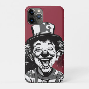 Schattig Lachende Clown Logo voor Kinderen Case-Mate iPhone Case