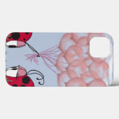 Schattig Ladybug met roze ballon Bouquet Case-Mate iPhone Case (Achterkant (horizontaal))