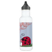 Schattig Ladybug met  roze ballon Bouquet Waterfles (Rechts)