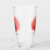 schattig ladybug toevoegen tekst glas (Links)