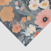 Schattig Lam In De Bloesemtuin Tissuepapier (Detail)