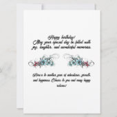 Schattig Lam Verjaardag (Achterkant)