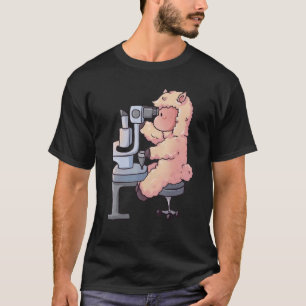 Schattig lama oog arts optometrist opticus leven o t-shirt