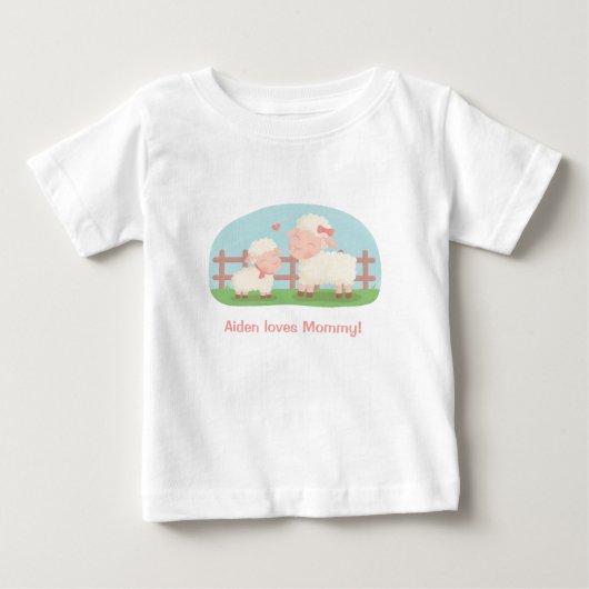 Schattig Lammetje en Mammie (Voorkant)
