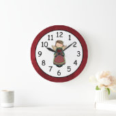 Schattig land Angel Doll Grote Klok (Huis)