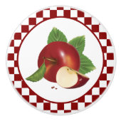 schattig land appel keuken keramische knop (Voorkant)