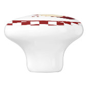 schattig land appel keuken keramische knop (Zijkant)