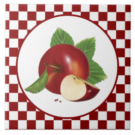 schattig land appel keuken tegeltje