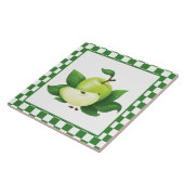 schattig land appel keuken tegeltje (Zijkant)
