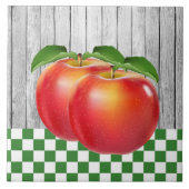 schattig land appel keuken tegeltje (Voorkant)