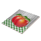 schattig land appel keuken tegeltje (Zijkant)