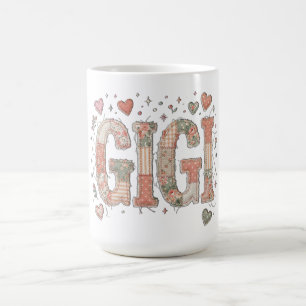 Schattig Landelijk Patchwork Gigi Koffiemok