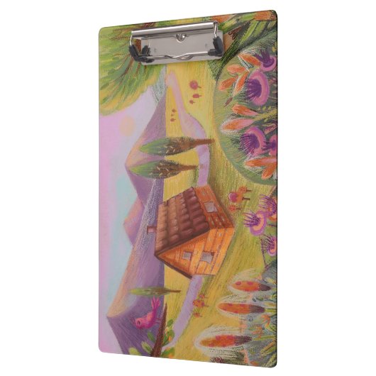 schattig landschap Klembord (Links)