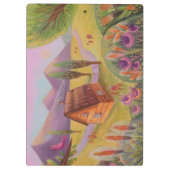 schattig landschap Klembord (Achterkant)