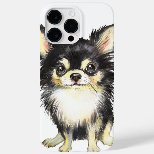 SCHATTIG LANG HAIRED CHIHUAHUA PUPPY DOG Case-Mate iPhone CASE (Achterkant)