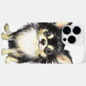 SCHATTIG LANG HAIRED CHIHUAHUA PUPPY DOG Case-Mate iPhone CASE (Achterkant (horizontaal))
