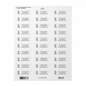 Schattig Laten we gaan! Jack Russell Terrier (drie Etiket (Full Sheet)