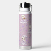 Schattig Lavendel Prinses Beer Waterfles (Achterkant)