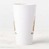 Schattig leesbeertje — Mijn brein is magisch motiv Latte Mok (Voorkant)