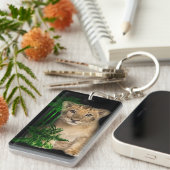 schattig-leeuwenkub sleutelhanger (Voorkant Rechts)