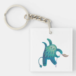 schattig lentepersonage sleutelhanger