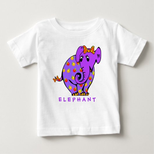 Schattig LEPHANT Colorful Toddler T-shirt (Voorkant)