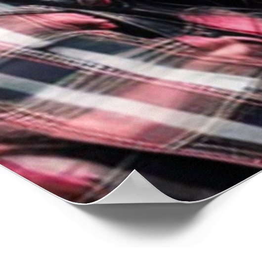 Schattig Lesbisch Paar Regenboog Kunst Poster (Hoek)