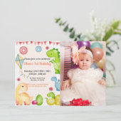 Schattig leuk | Geboortefoto kind Kaart (Staand voorkant)