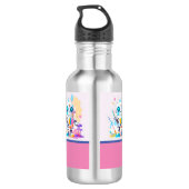 Schattig Leuk Messy Robot Schilderij Splashes Waterfles (Achterkant)