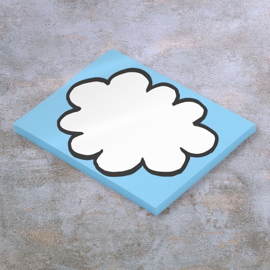 Schattig Leuk Modern Eenvoudig Gedachtenwolk Post-it® Notes