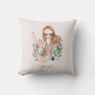 Schattig leuk Roze Meermin Kind Kussen
