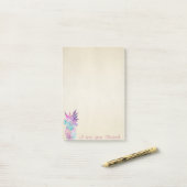 Schattig Leuk Stijlvol , Ananas Post-it® Notes (Op bureau)