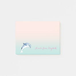 Schattig Leuk Stijlvol ,Dolfijn,Gepersonaliseerd Post-it® Notes