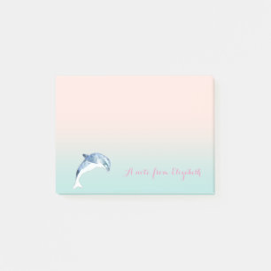 Schattig Leuk Stijlvol ,Dolfijn,Gepersonaliseerd Post-it® Notes