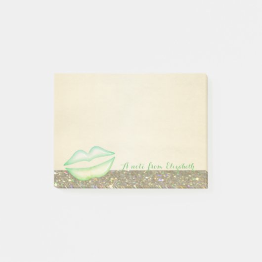 Schattig Leuk Stijlvol Elegant , Lippen Post-it® Notes (Voorkant)
