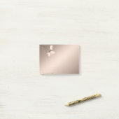 Schattig Leuk Stijlvol Elegante Bloem Post-it® Notes (Op bureau)