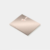Schattig Leuk Stijlvol Elegante Bloem Post-it® Notes (Schuin)